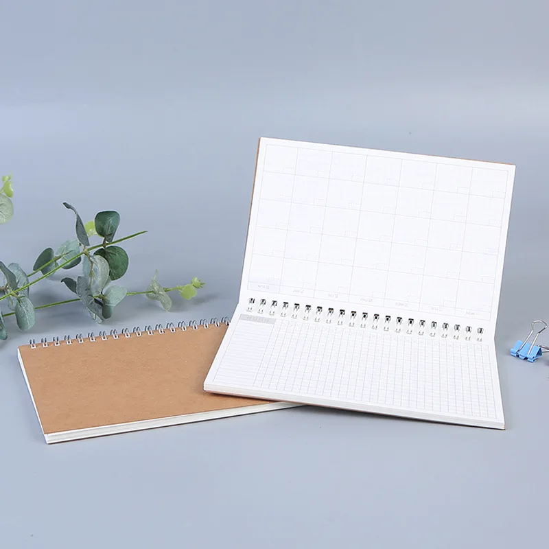 Блокнот-планировщик из крафт-бумаги органайзер для ежедневных еженедельных и