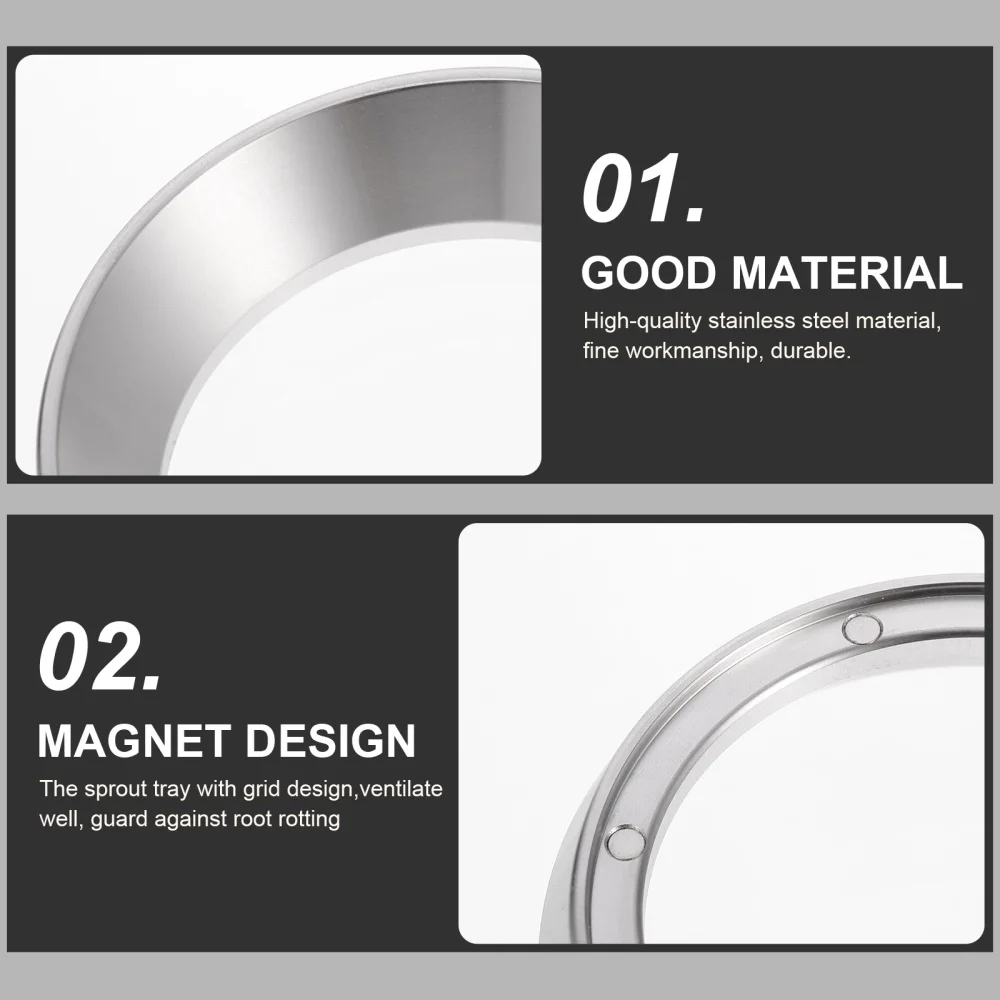 

1pc Espresso Stainless Steel Coffee Dosing Ring Coffee Filter Replacement Ring