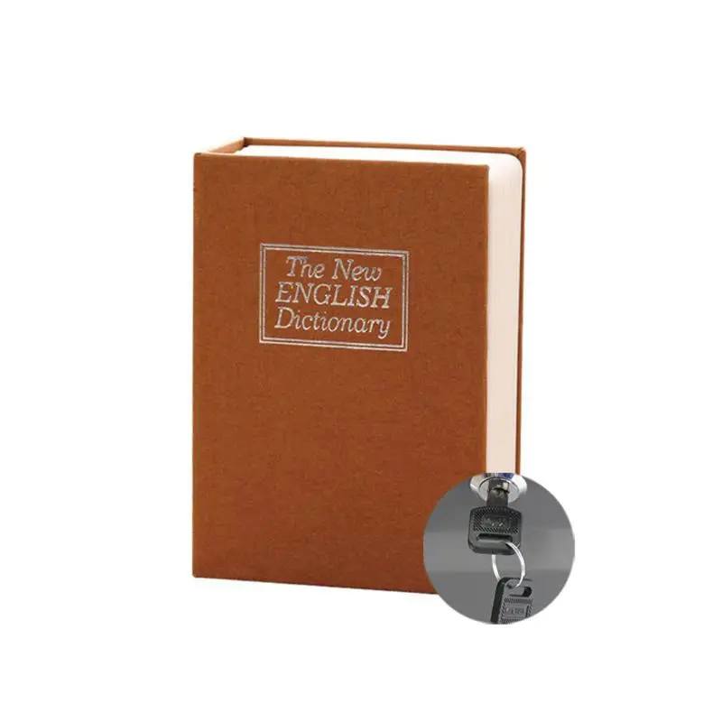 Секретная книга секретная скрытая коробка с ключом для хранения ювелирных