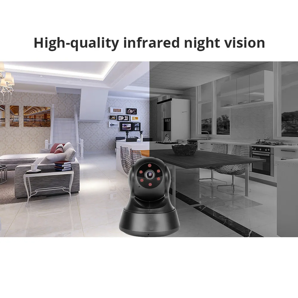 720P облако мини IP Камера дома Беспроводной интеллектуальных домашних Wi Fi Черный