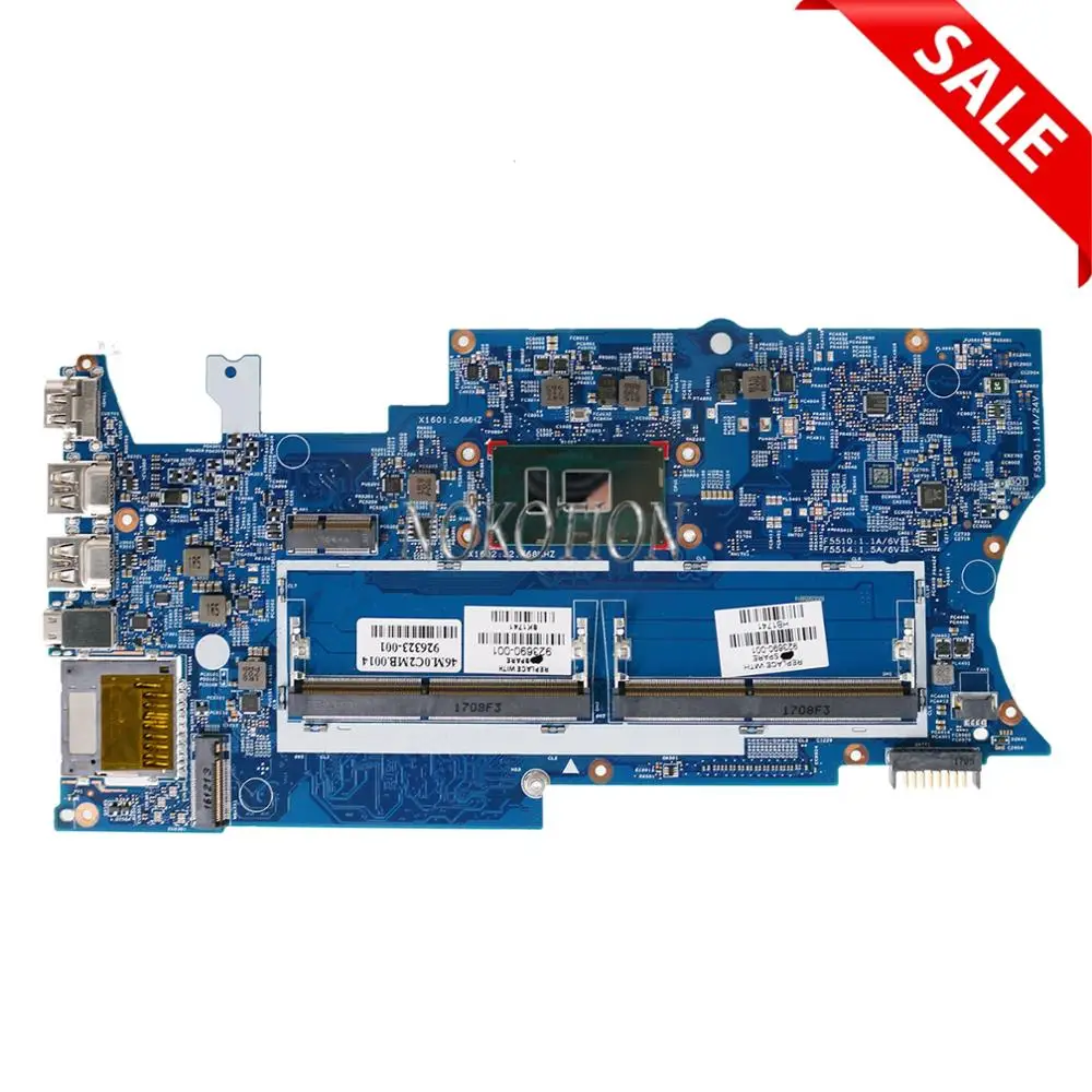 

923690-001 923690-501 923690-601 For HP Pavilion X360 Convertible 14-BA laptop motherboard 16871-1 448.0BZ04.0011 i5-7200U