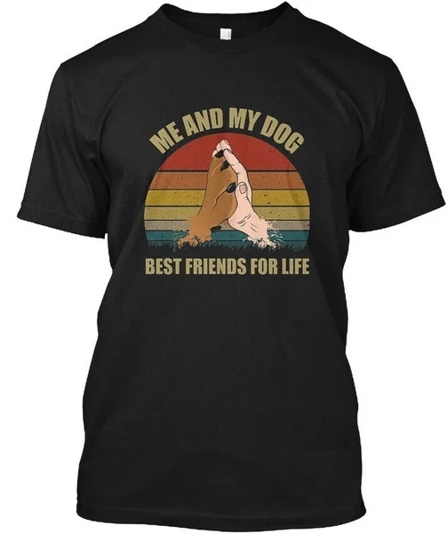 

Уникальная футболка с надписью «Me And My Dog»