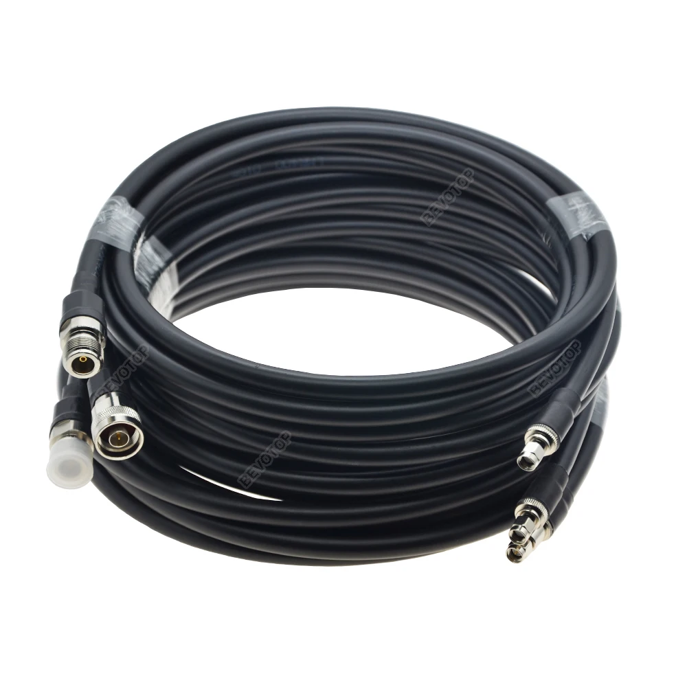 N Female to SMA Male LMR400 Cable 50 Ohm Low Loss RF Coax Pigtail Jumper for Helium Hotspot Bobcat Miner Lora Fiberglass Antenna |
