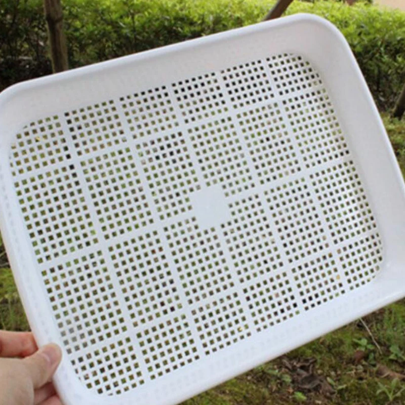 Новинка-4 шт. двухслойный вспенивающий поднос для рассады корзинка выращивания в