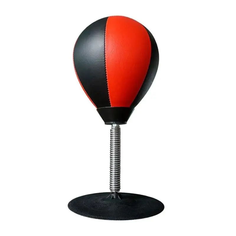 Desktop PU Punching Speed Ball Table Top Boxing Bag Stress Relief Boxing Tool Household Desktop Decompression Accessories