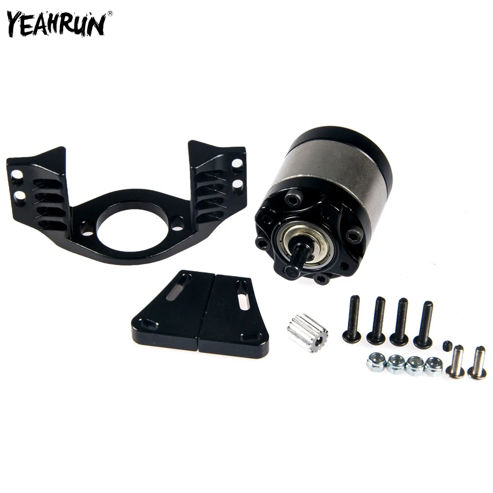 

YEAHRUN Metal Aluminum Center 1:5 Planetary Gearbox Transmission Case For D90 1/10 RC Crawler Car Upgrade Parts