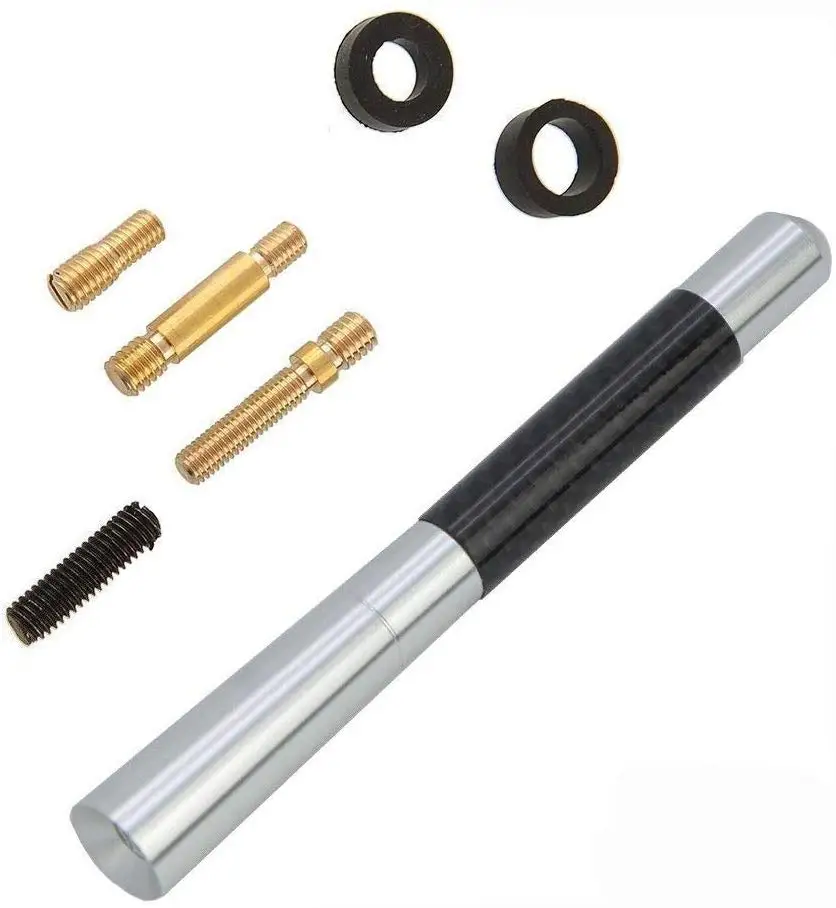 Короткая Автомобильная мини-радиоустановка 4 7 дюйма черная антенна мачта из