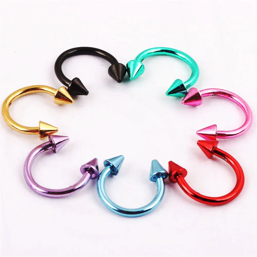 Кольцо женское из металлического сплава кольцо для носа имитация пирсинга