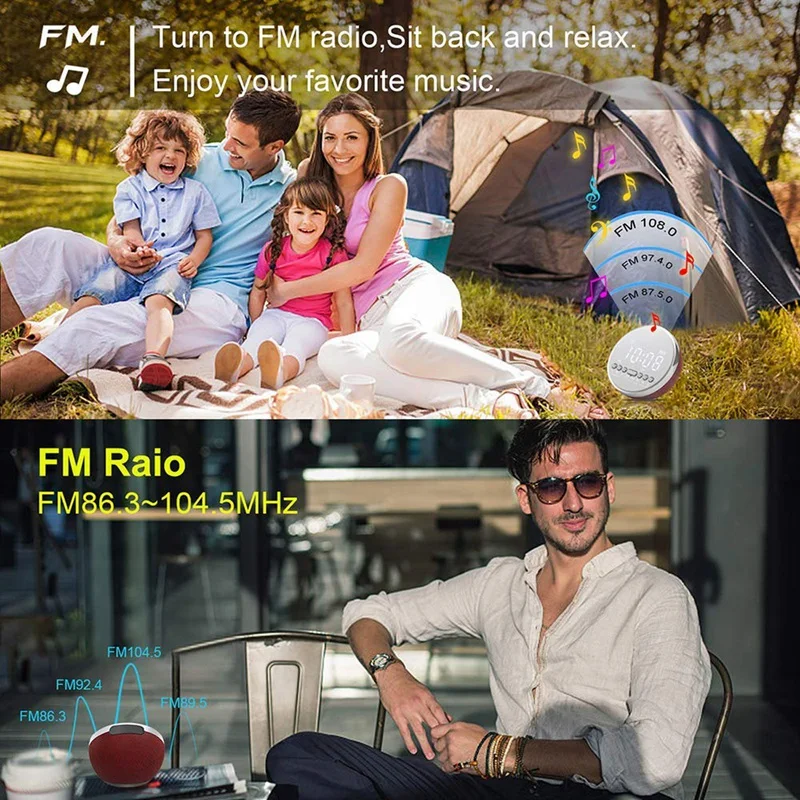 Будильник домашний светодиодный цифровой будильник радио с FM Bluetooth динамик часы