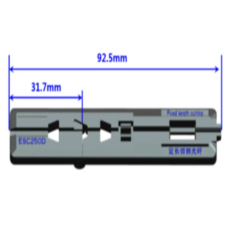 

New Model Black Guide for ESC250D SC APC SC UPC Single-Mode Optical Fiber quick connector Embedded type ESC250D