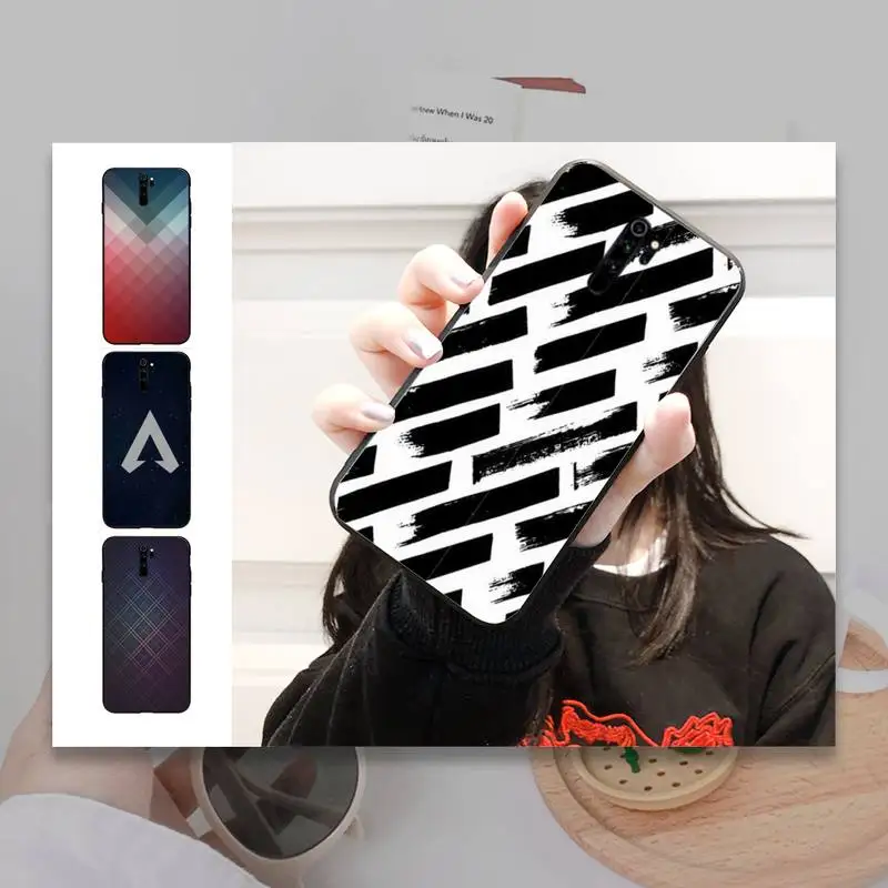 Механический черный мягкий чехол из ТПУ для телефона случай Redmi Примечание