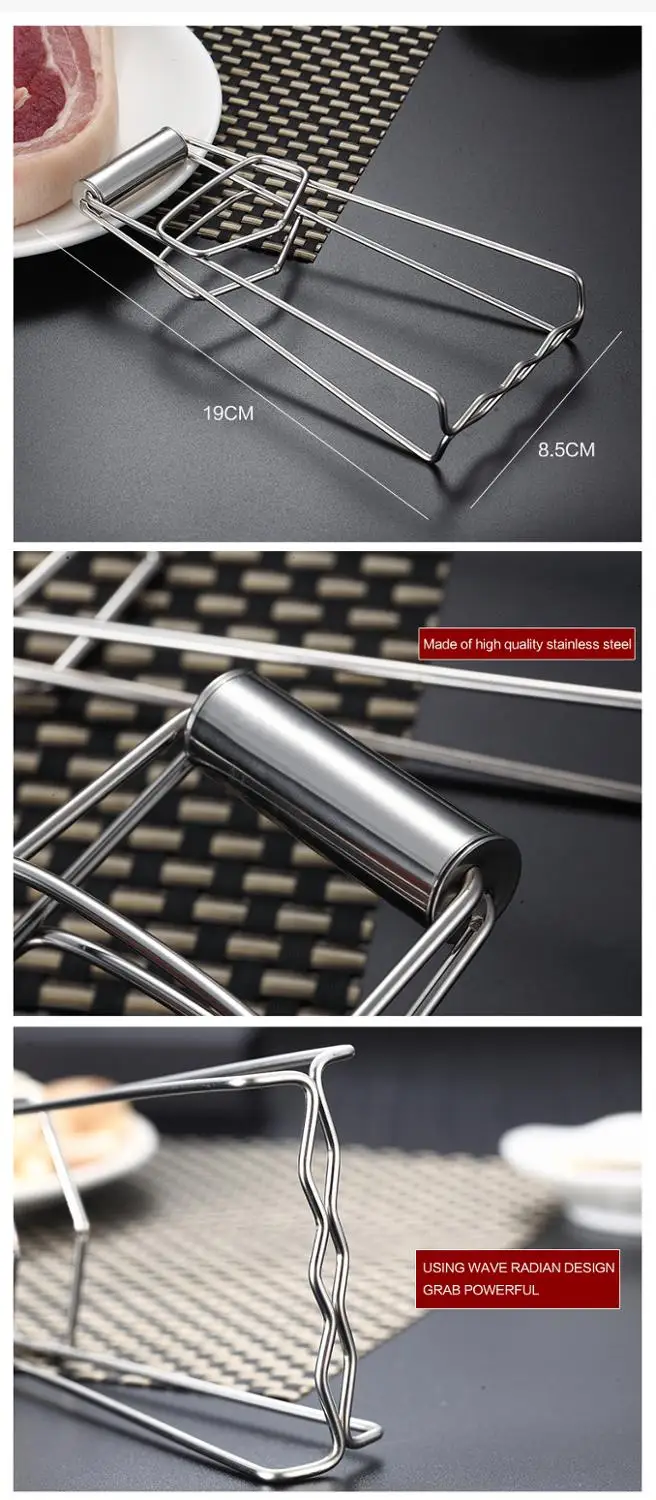 Держатель для миски зажим кастрюли сковороды горячей тарелки чаши защита от