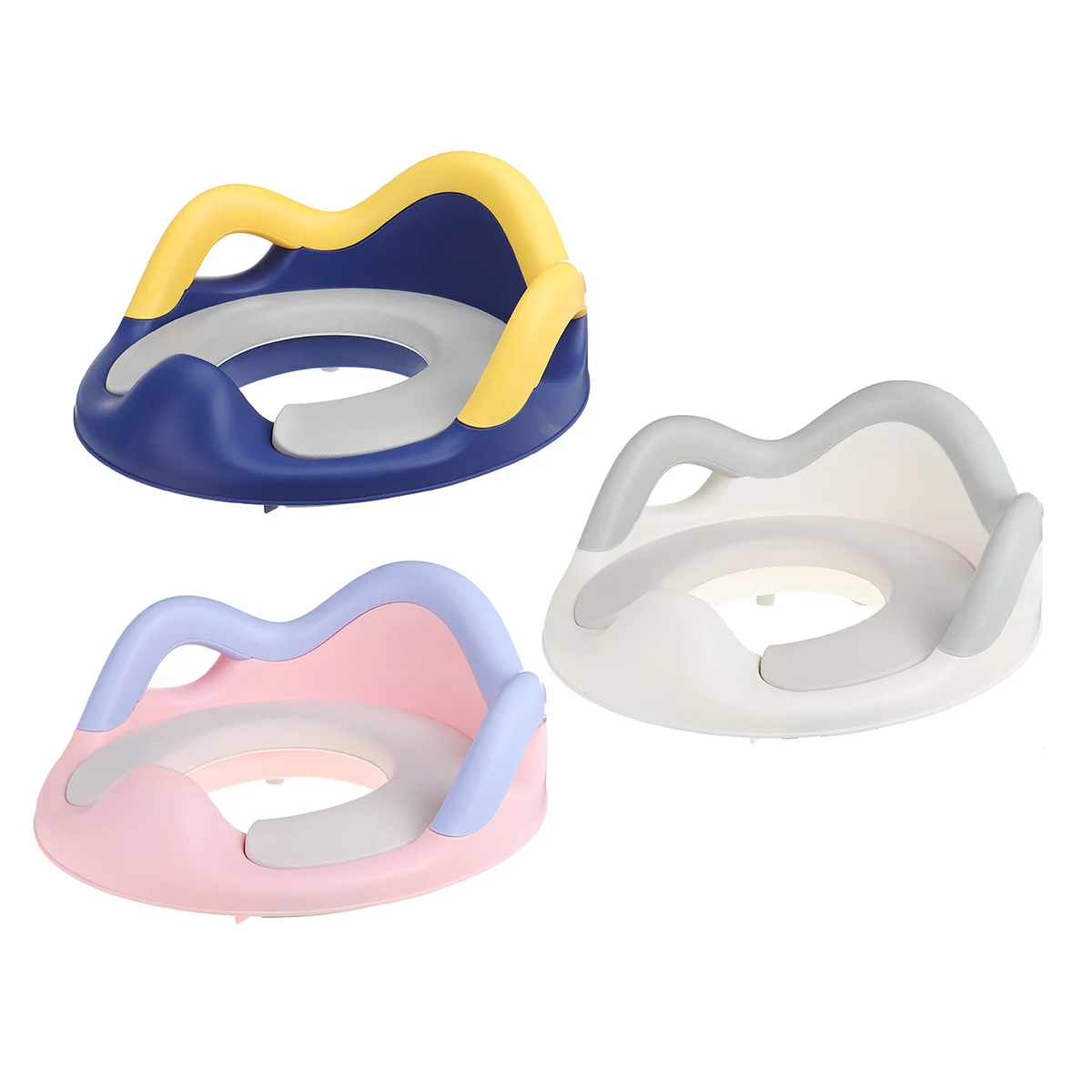 

2 Colors Baby Toilet Training Seat Potty Training Seat with Seat Urinal Cushion Armrests Children's Potty Infant Toilet Training