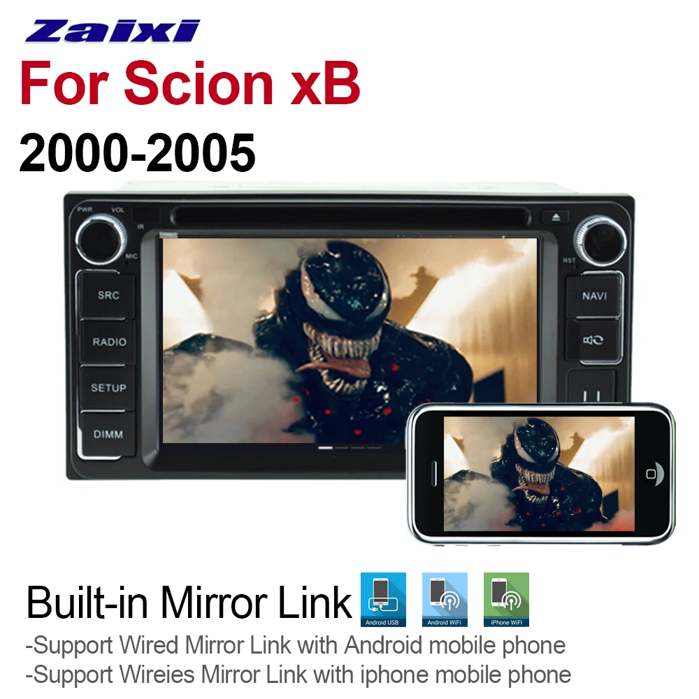 Мультимедийная система ZaiXi для Scion xB 2000 ~ 2005 2 DIN Android 9 GPS навигация Bluetooth радио