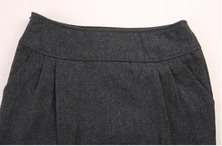 2021 Осень Зима Весна Женская шерстяная юбка мини-юбка модная женская офисная с