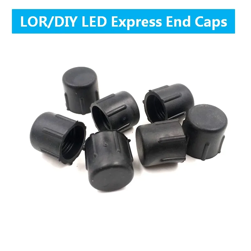 20 шт./лот пластиковая заглушка для Лот/Сделай сам светодиодный Экспресс Черный