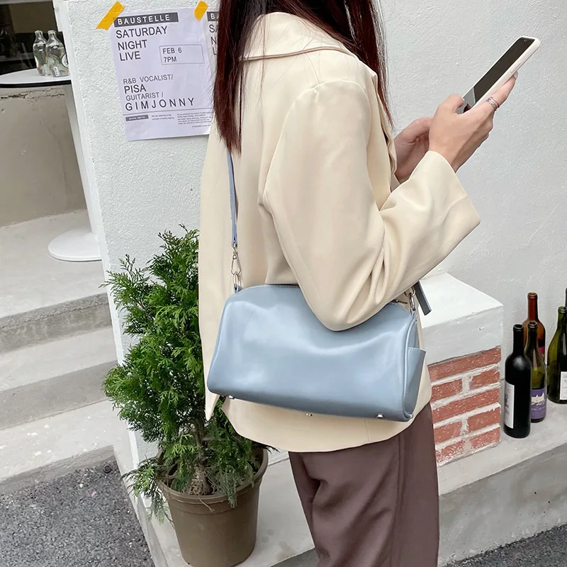 

Luxury Handbags Women Bags Large Capacity Soft Leather Shoulder Bags Female Solid Color Tote Bag Brand Designer Crossbody Bags