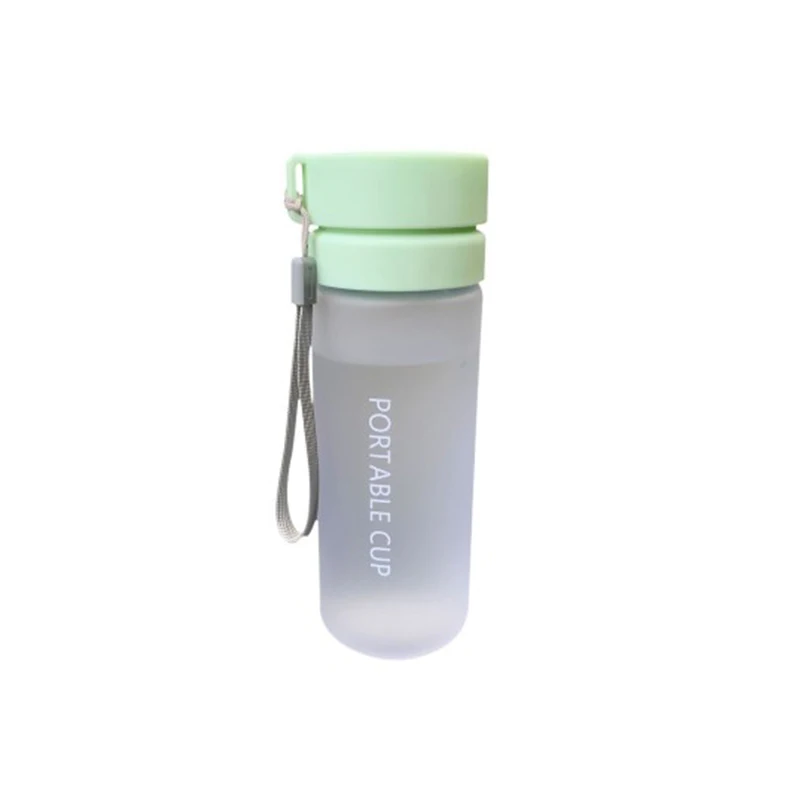 

600 / 800ML Transparent Frosted Portable Drinking Cup Sports Climbing Trekking Drinking Bottle Leak-proof