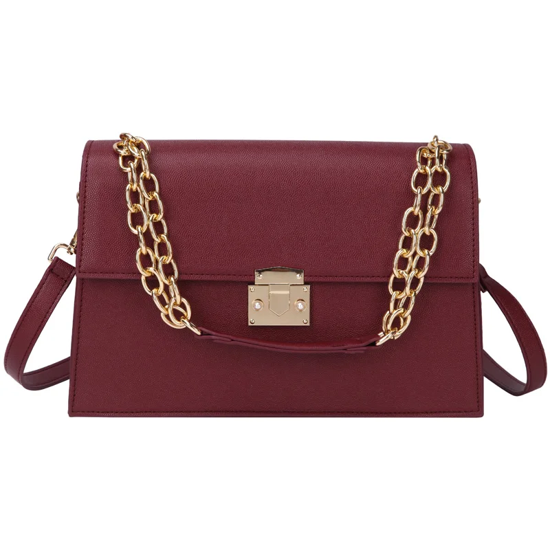 

Luxury Brand Handbag 2020 Fashion New High Quality PU Leather Women's Handbag Large Tote bag Lock Chain Shoulder Messenger Bags