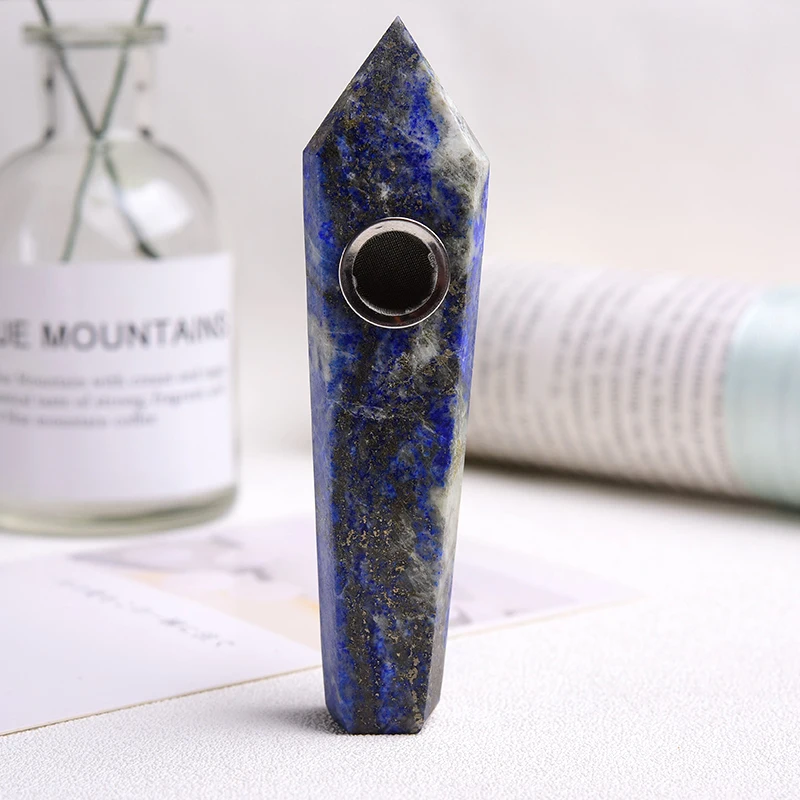 1 шт. курительная трубка из натурального камня для табака портативный ручной