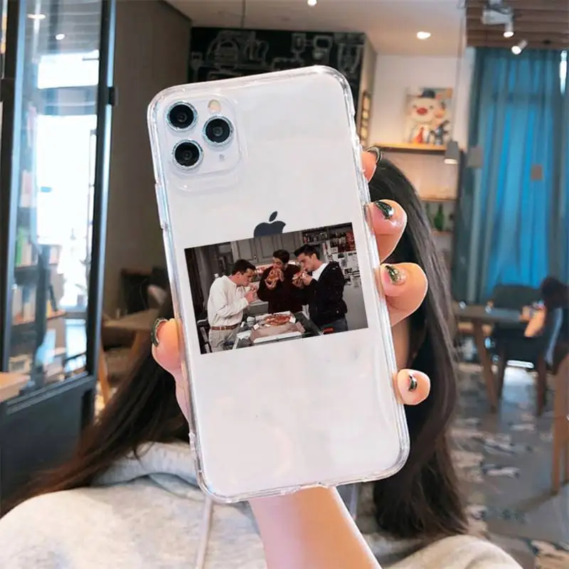 

Friends tv show Phone Case Transparent for iPhone 6 7 8 11 12 s mini pro X XS XR MAX Plus cover funda shell