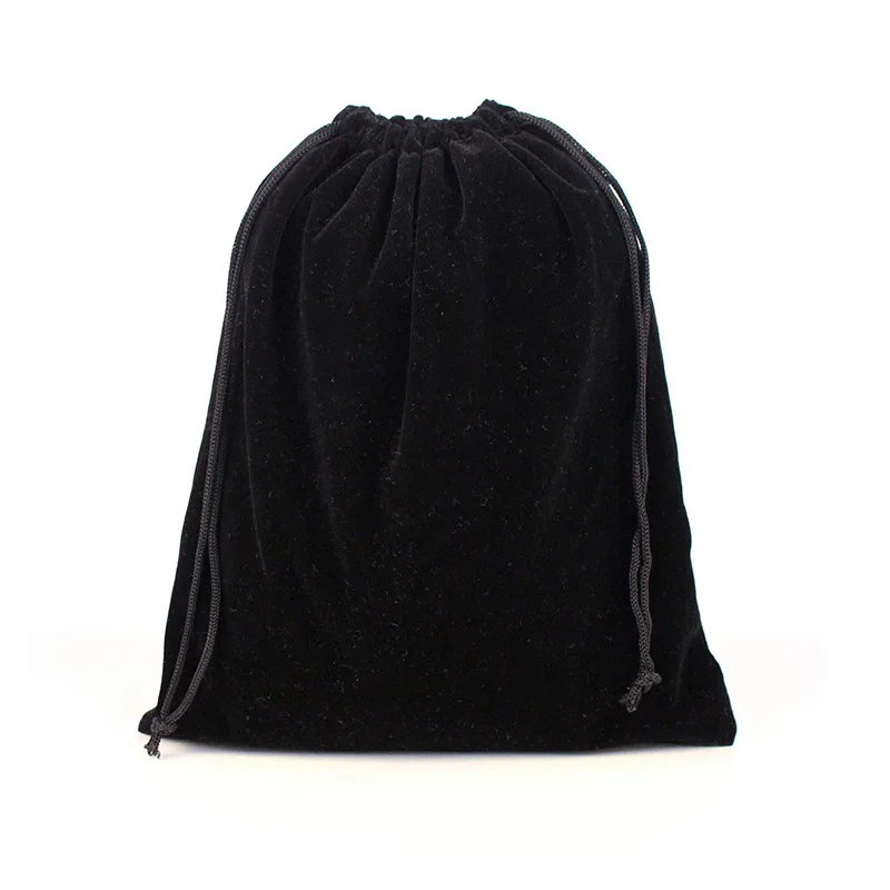 velvet hair bag draw string clutch cosmetic packaging |