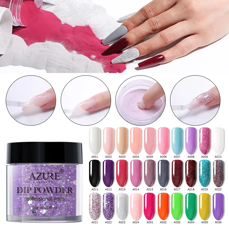 Modelones Блестящий погружающийся порошок для дизайна ногтей Holo Dust украшения