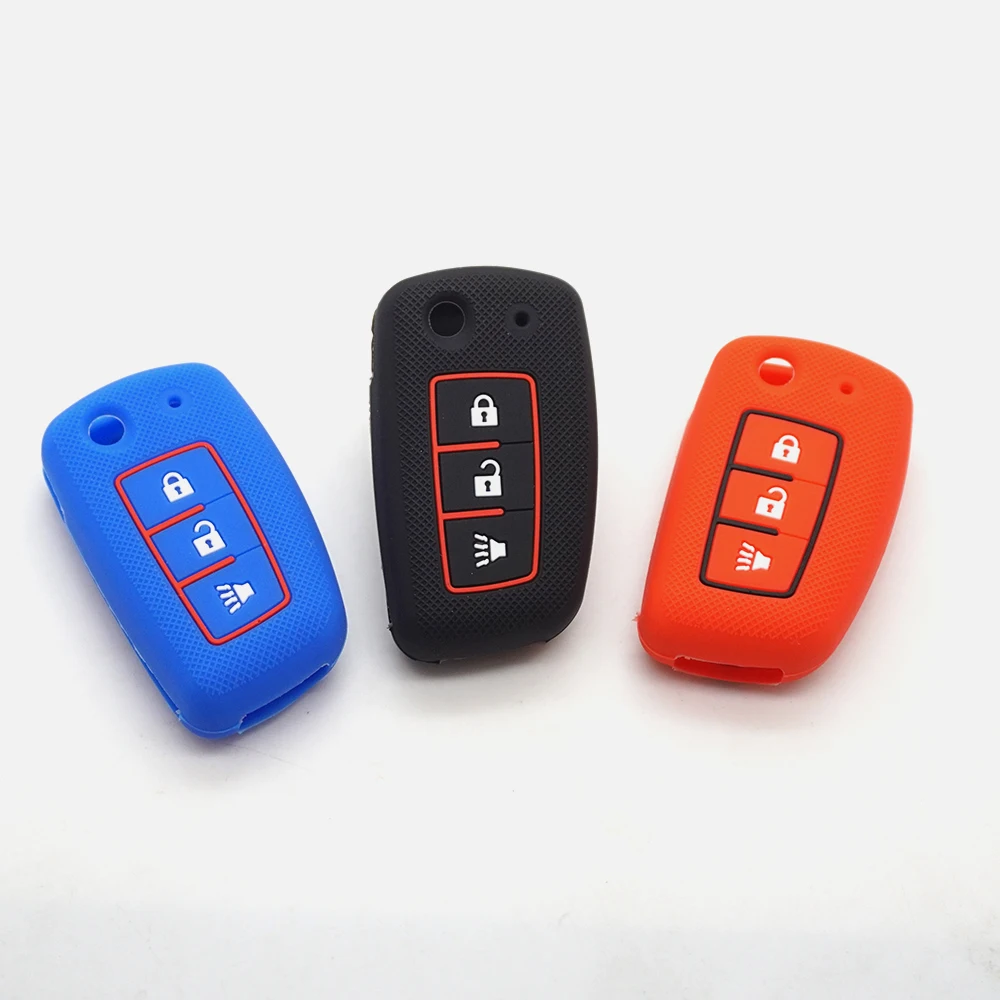 

Cocolockey Silicone Car Key Cover for Nissan Qashqai X-trail Murano Maxima Altima Juke Geniss QUEST Livina Tiida Keys Case Fob