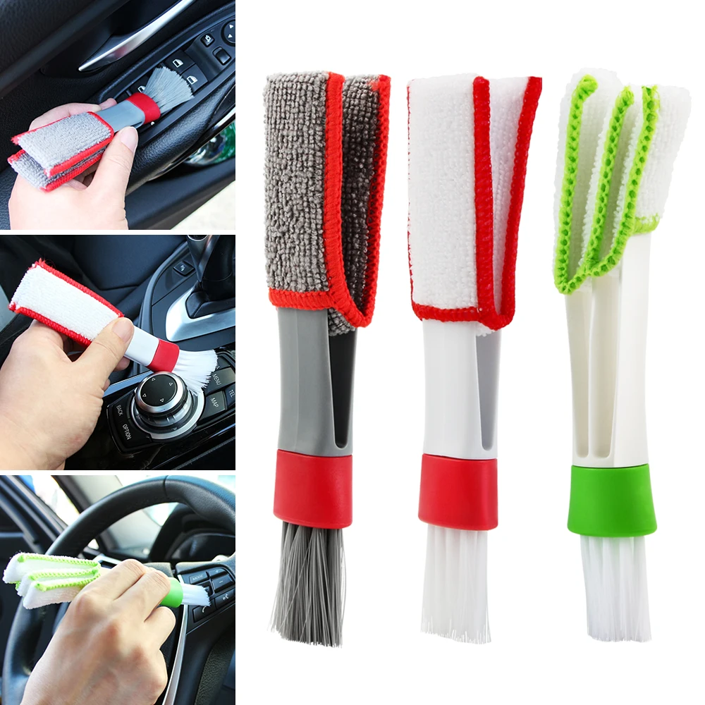 Car Air Conditioner Vent Brush styling Auto Accessories for kia sportage 3 mitsubishi lancer 10 renault logan bmw x5 e53 | Автомобили и