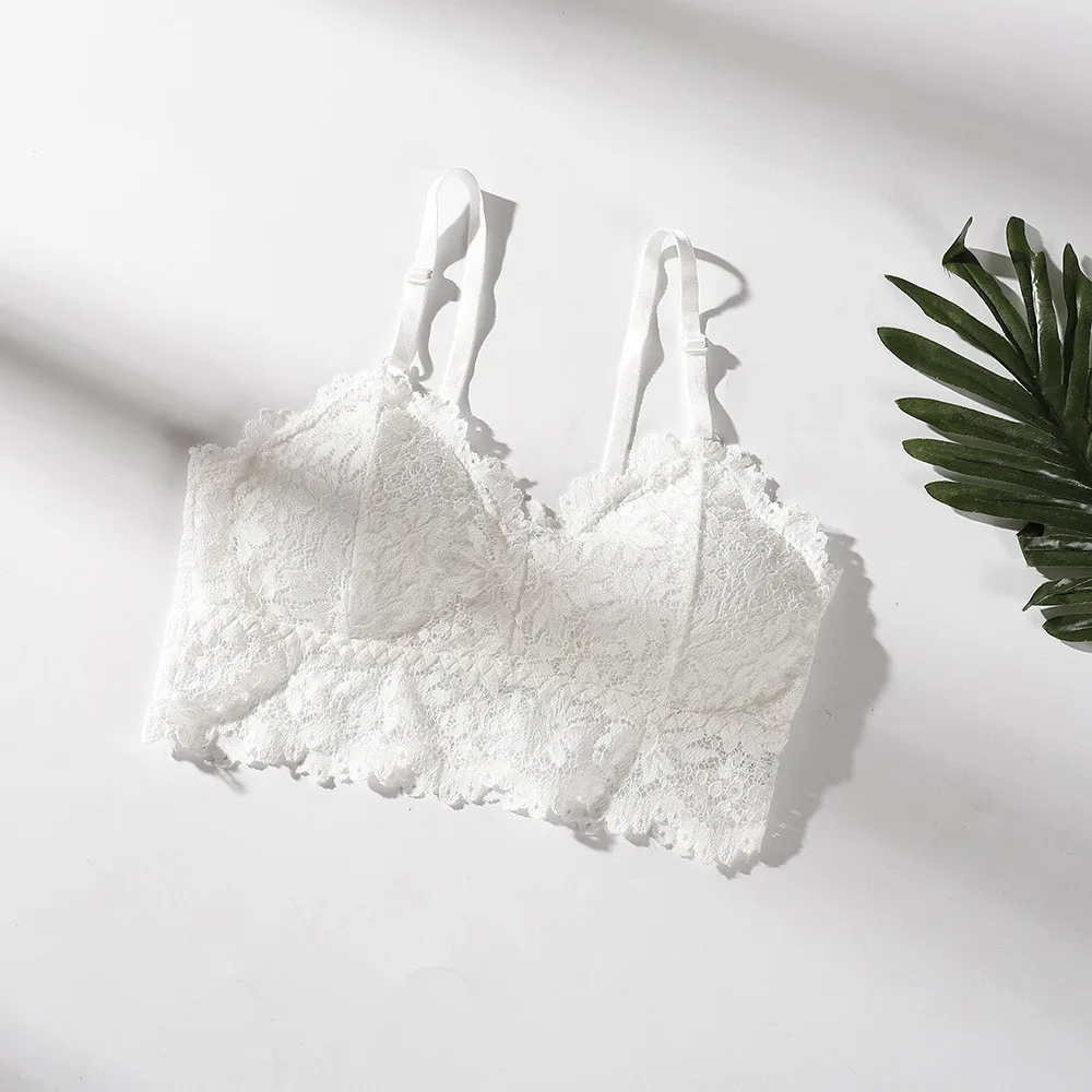 

Push Up Top Underwear Bralette Seamless Women Sexy Deep V Lace Bra Wireless Thin Underwear Lingerie Soft Bras For Women #0127