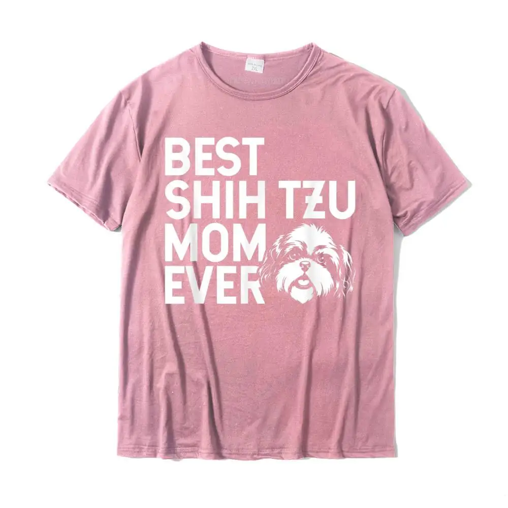 Лучшие Shih Tzu Mom Ever для женщин футболки мужские крутые мужчин хлопковые топы