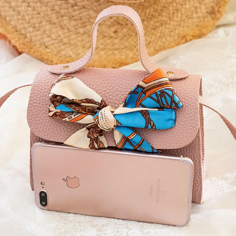 

Fashion Women PU Leather Handbag Colorful Bow Rosette Small Shoulder Bag Envelope Crossbody Messenger Handbag Purse