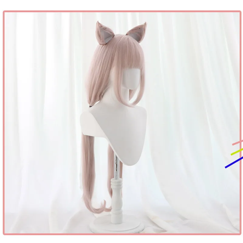 Nekopara косплей парик Шоколадка и ваниль парики аниме Жаростойкие Длинные прямые