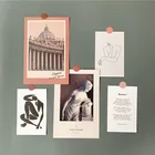 Ins популярная винтажная Художественная открытка спальня Diy декоративная настенная наклейка поздравительная открытка декоративные наклейки ручной работы