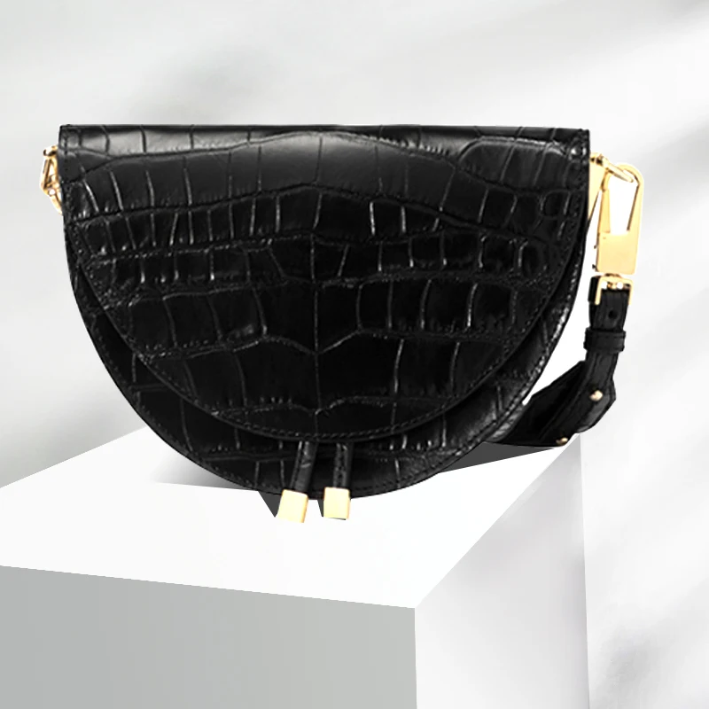 Винтажная Высококачественная женская сумка из крокодиловой кожи в стиле ретро