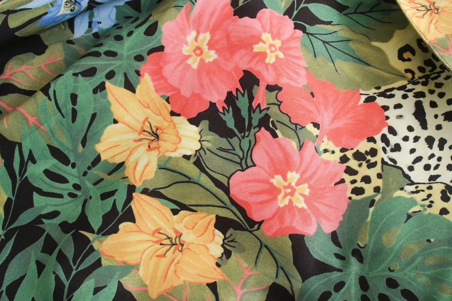 

2020 new ins European and American women's printed jumpsuit