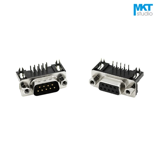 100 шт. Прямоугольный штекер/гнездо DB9 D sub PCB крепление RS232 разъем последовательного
