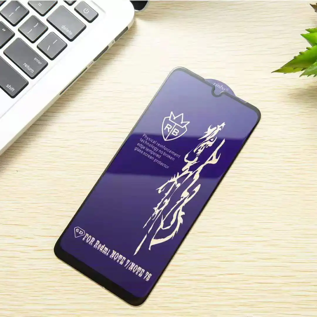 6D стекло для Xiaomi Redmi Note 7 6 Pro 5 4X Защитная пленка для экрана на Redmi 7A Note 7 5 6 Pro Закаленное защитное стекло для Xiaomi Mi 9 SE 8 A2 Lite A3 CC9 CC9E Mi 9 Защитное стекло Redmi Note 7 5 6 Защита экрана