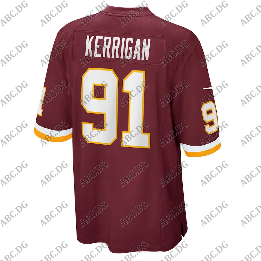 

Men Women Kid Youth Washington Ryan Kerrigan Burgundy Game Jersey