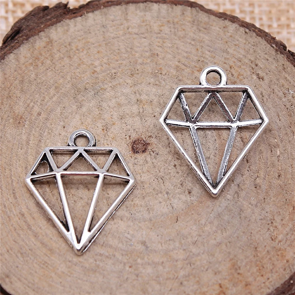 Серьги сделай сам 20 шт. ювелирные аксессуары 20x16 мм амулеты в форме полых