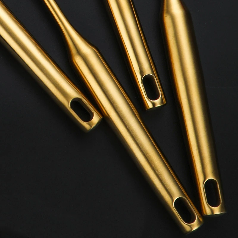 

6/7PCS Golden Kitchen Utensils Set 18/8 Stainless Steel Cooking Tools Set Cookware Set Turner/Soup Ladle/Strainer/Pasta Server