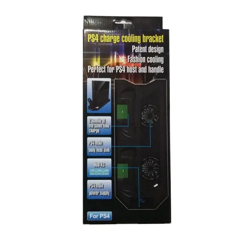 For PS4 Cooler Mutilfunction Cooling Fan Cooler Vertical Stand for PS4 PlayStation 4 Console Cooler With Charging Station