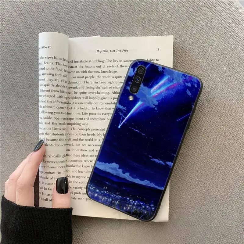 

Japan anime Your Name Phone Cases For Samsung galaxy S 9 10 20 A 10 21 30 31 40 50 51 71 s note 20 j 4 2018 plus