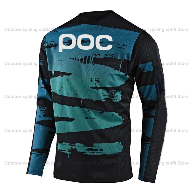 Мужская футболка с длинным рукавом для мотокросса горного велосипеда | Спорт и