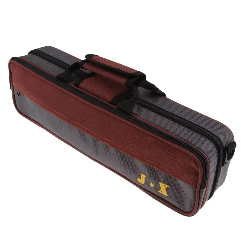 Flute Case Gig Bag Box Waterproof Lightweight for 16 Holes with Exterior Pocket Woodwind Instruments | Спорт и развлечения