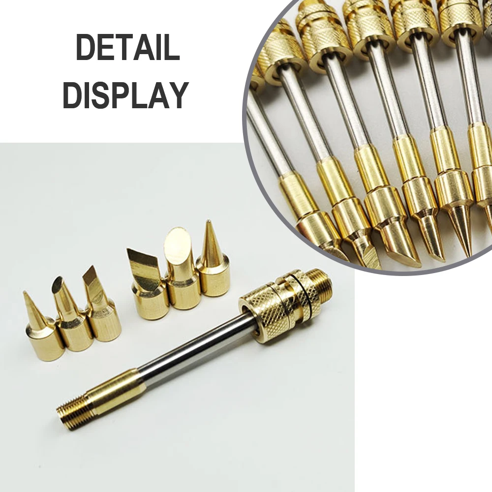 Наконечник паяльника 510 перезаряжаемый высокомощный сменный наконечник 6-в-1