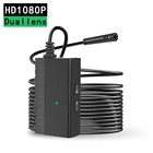 Двойной объектив Wifi эндоскоп камера 8 мм бороскоп камера HD 1080P дренажная труба Инспекционная камера для телефона Android iPhone