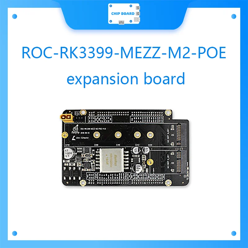 Расширительная плата ROC - RK3399 MEZZ M2 POE | Компьютеры и офис