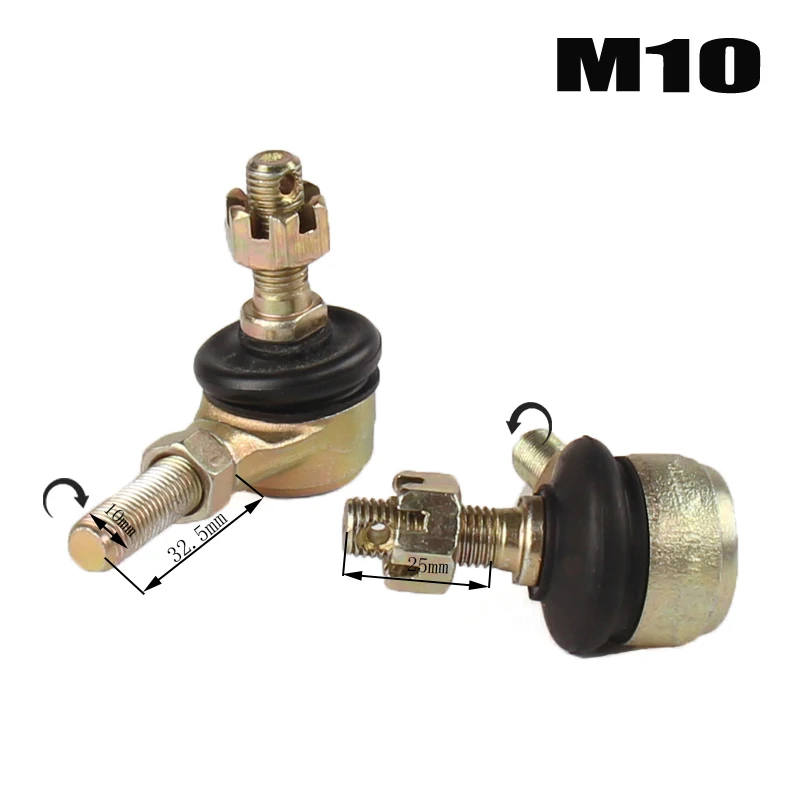 Новый 10 мм шаровой Столярный болт рулевой тяги 110cc 125cc 150cc квадроцикл Грязь ATV Go Kart