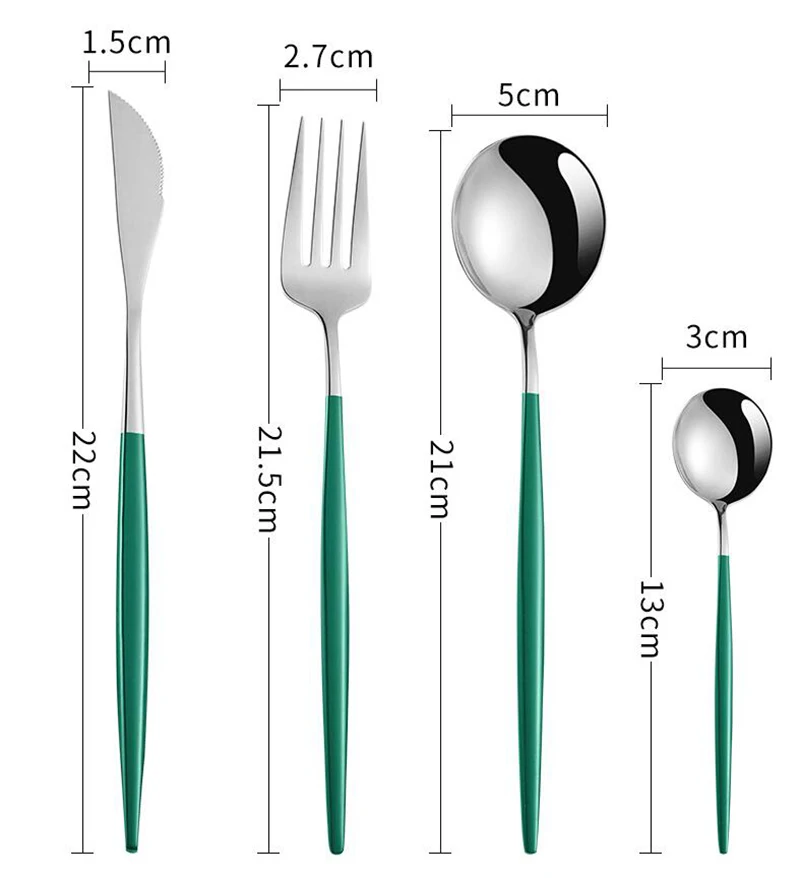Набор столовых приборов в Европейском стиле столовые приборы из нержавеющей